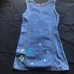 🎉Gap kids denim jumper dress